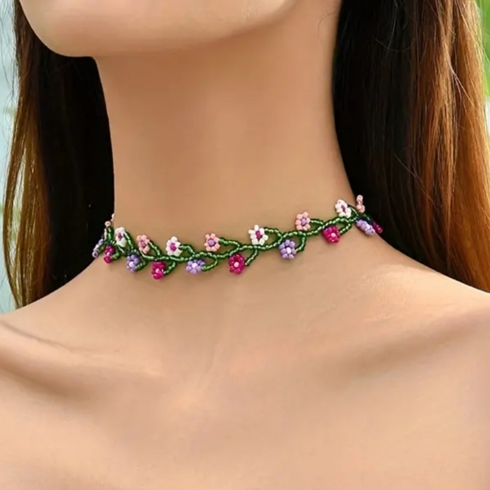 🔥LAST ONE🔥 FAIRYCORE BEADED CHOKER - Picture 4 of 5